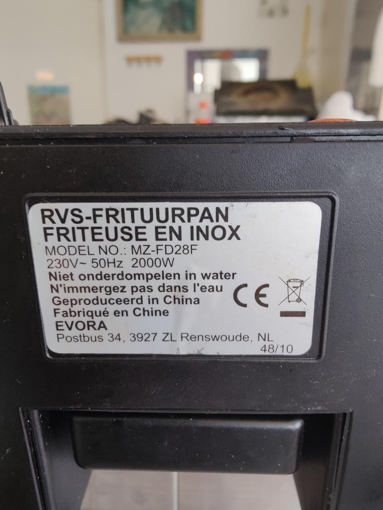 Frituur pan, 3 tot 4 liter, Ophalen of Verzenden, Zo goed als nieuw