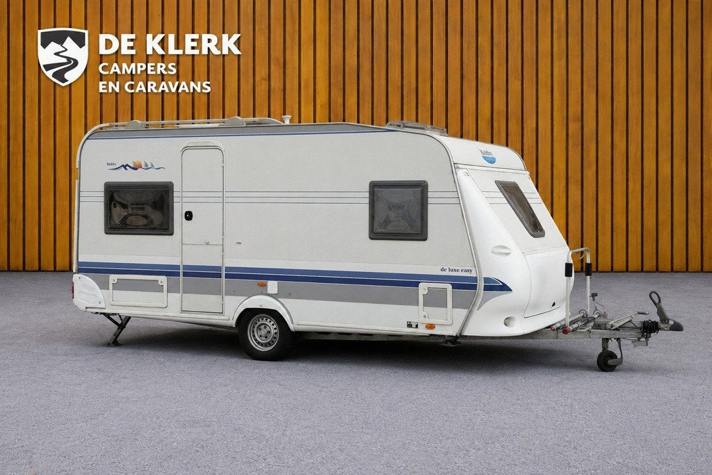 Hobby 460 UFE (bj 2003), Caravans en Kamperen, Hobby, Schokbreker, Bedrijf, Info@deklerkcaravans.nl