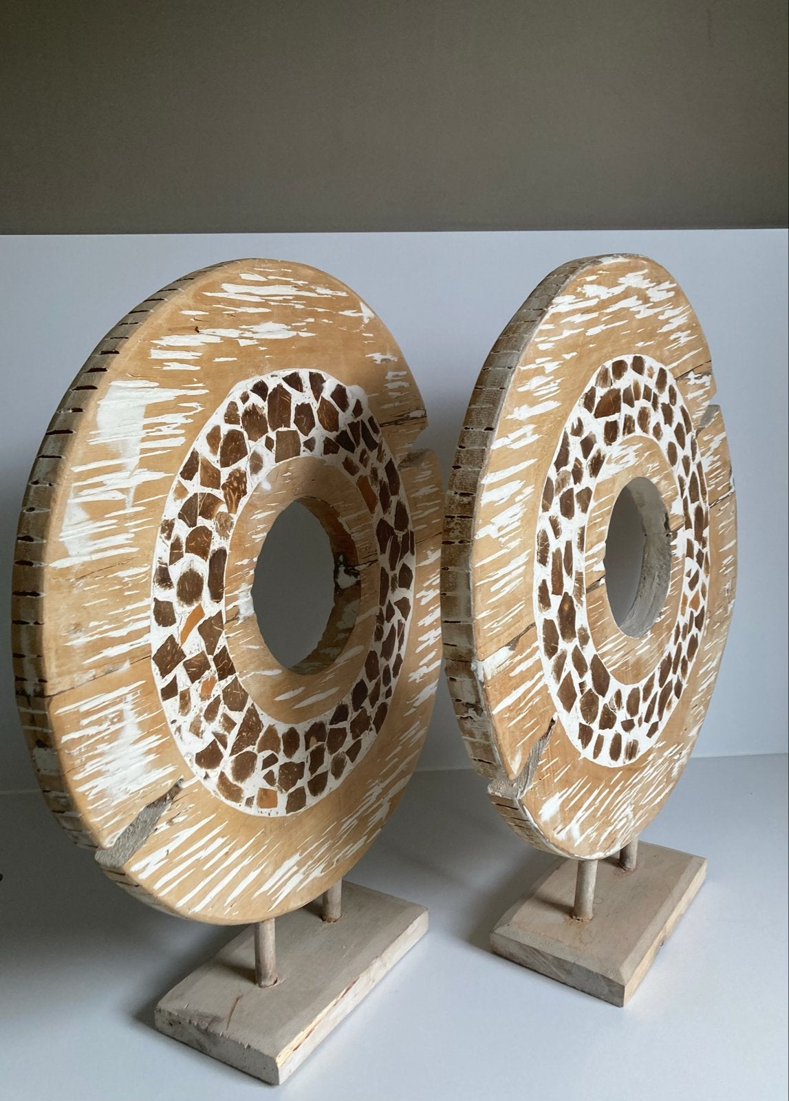 Handgemaakte Mexicaanse decoratieve ornamenten, Ophalen of Verzenden, Gebruikt, Hout, Overige stijlen