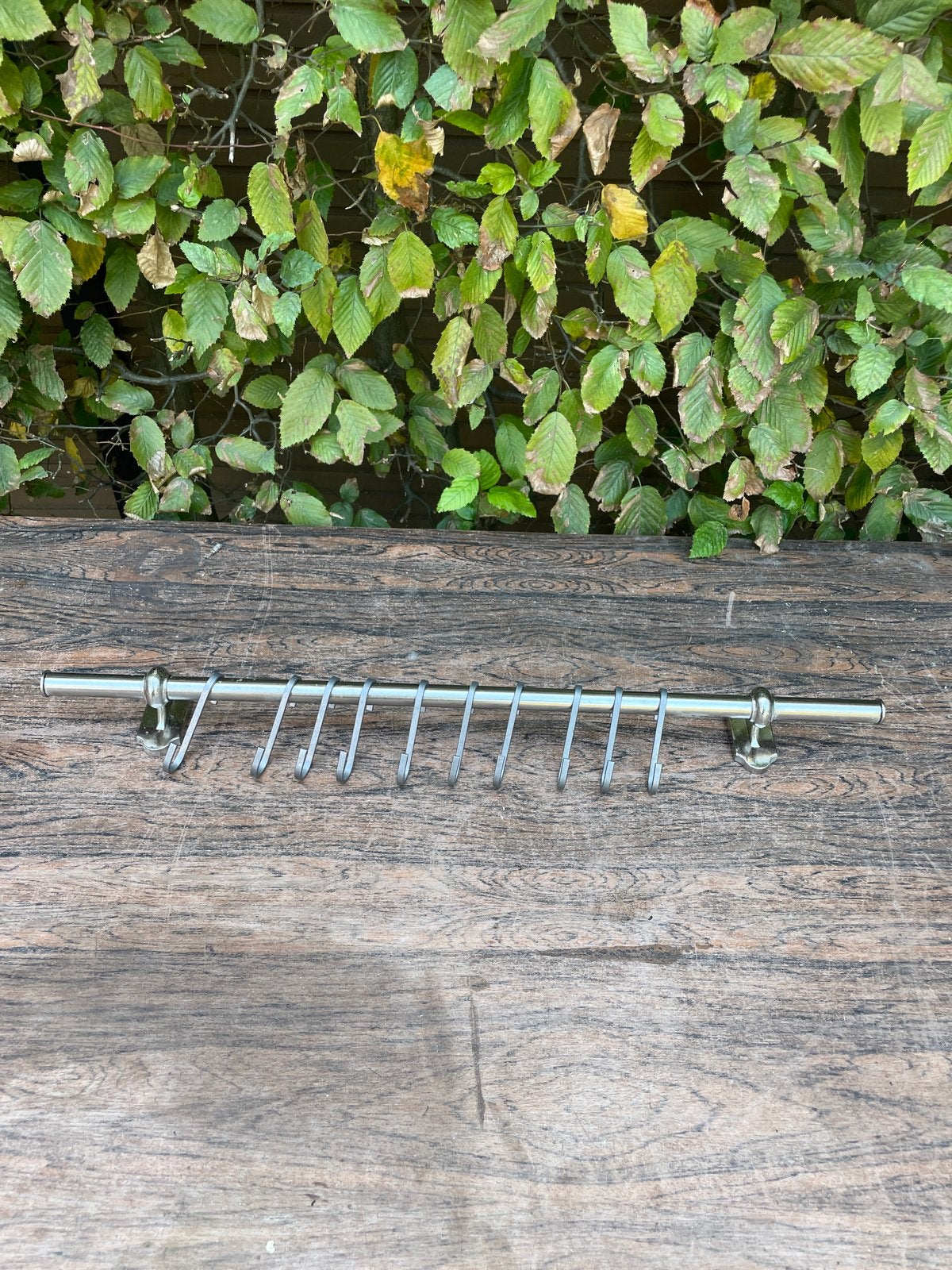 IKEA Fintorp ophangrek met 7 haken - RVS look, IKEA, Zilver, Ophalen of Verzenden, Metaal