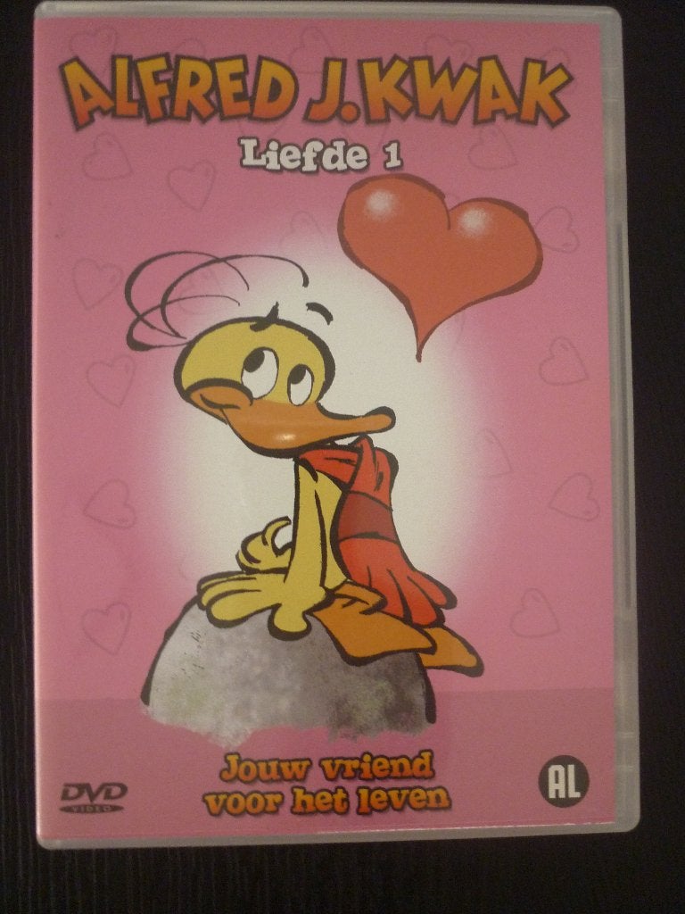 Alfred J Kwak - Liefde deel 1  (originele dvd), Europees, Tekenfilm, Alle leeftijden, Ophalen of Verzenden