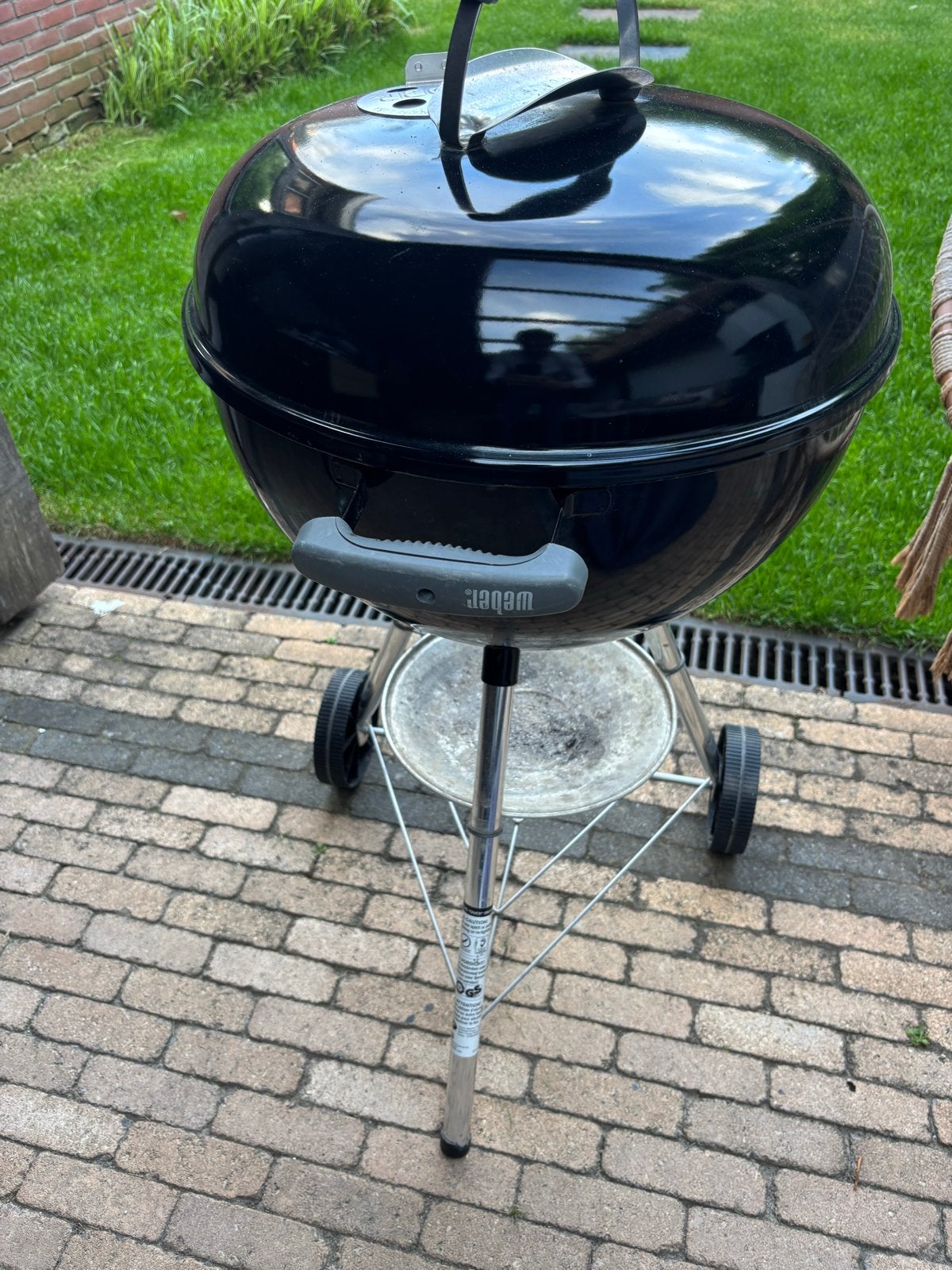 Weber Compact Kettle 47cm Houtskoolbarbecue, Ophalen, Gebruikt