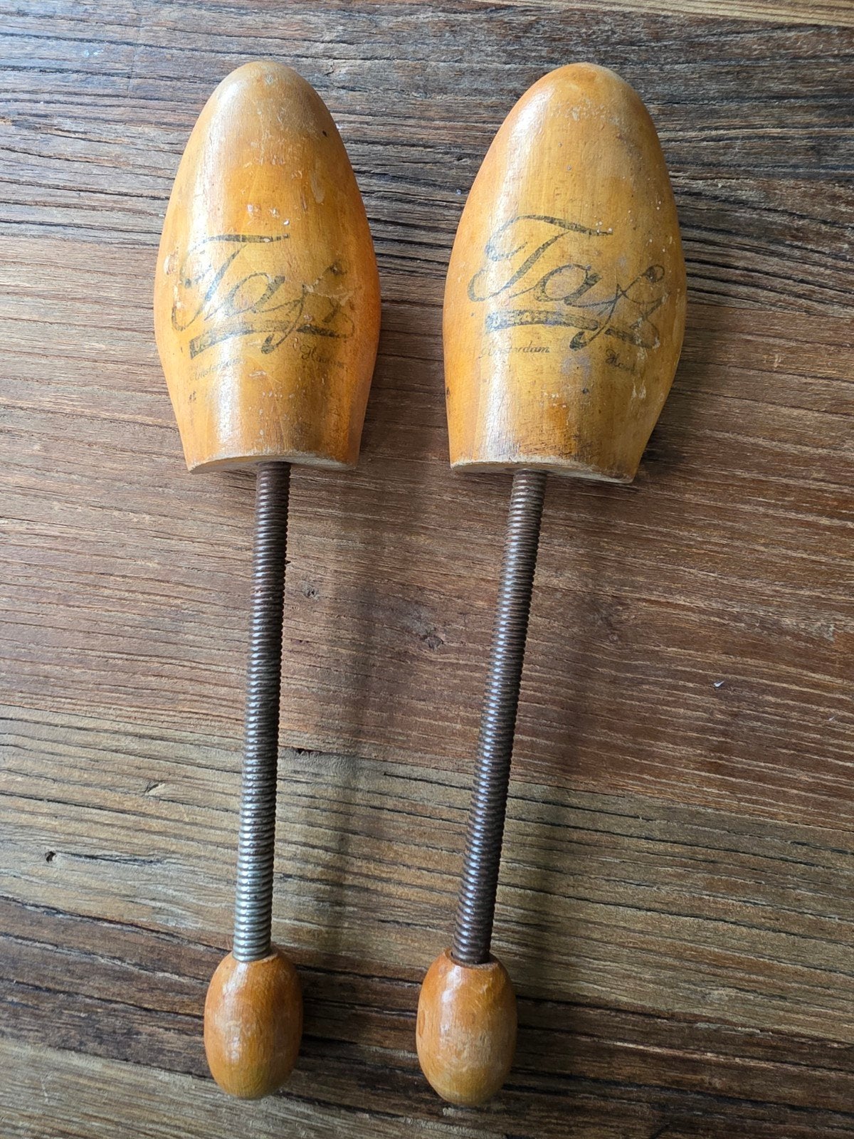 Vintage brocante schoenspanners Taft Shoes Amsterdam  U.S.A., Ophalen of Verzenden