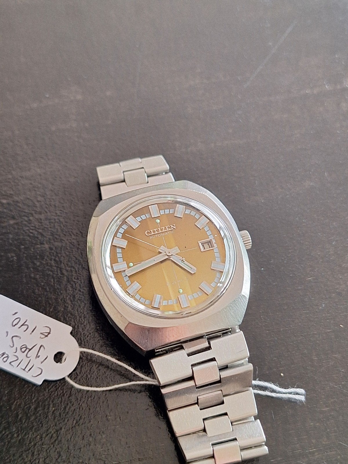 Vintage Citizen Automatic Day date, Ophalen, Staal, Citizen, 1960 of later