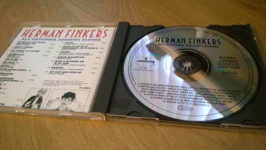 Herman Finkers ‎– Als Gezonde Jongen Zijnde, Ophalen, Gebruikt, Album