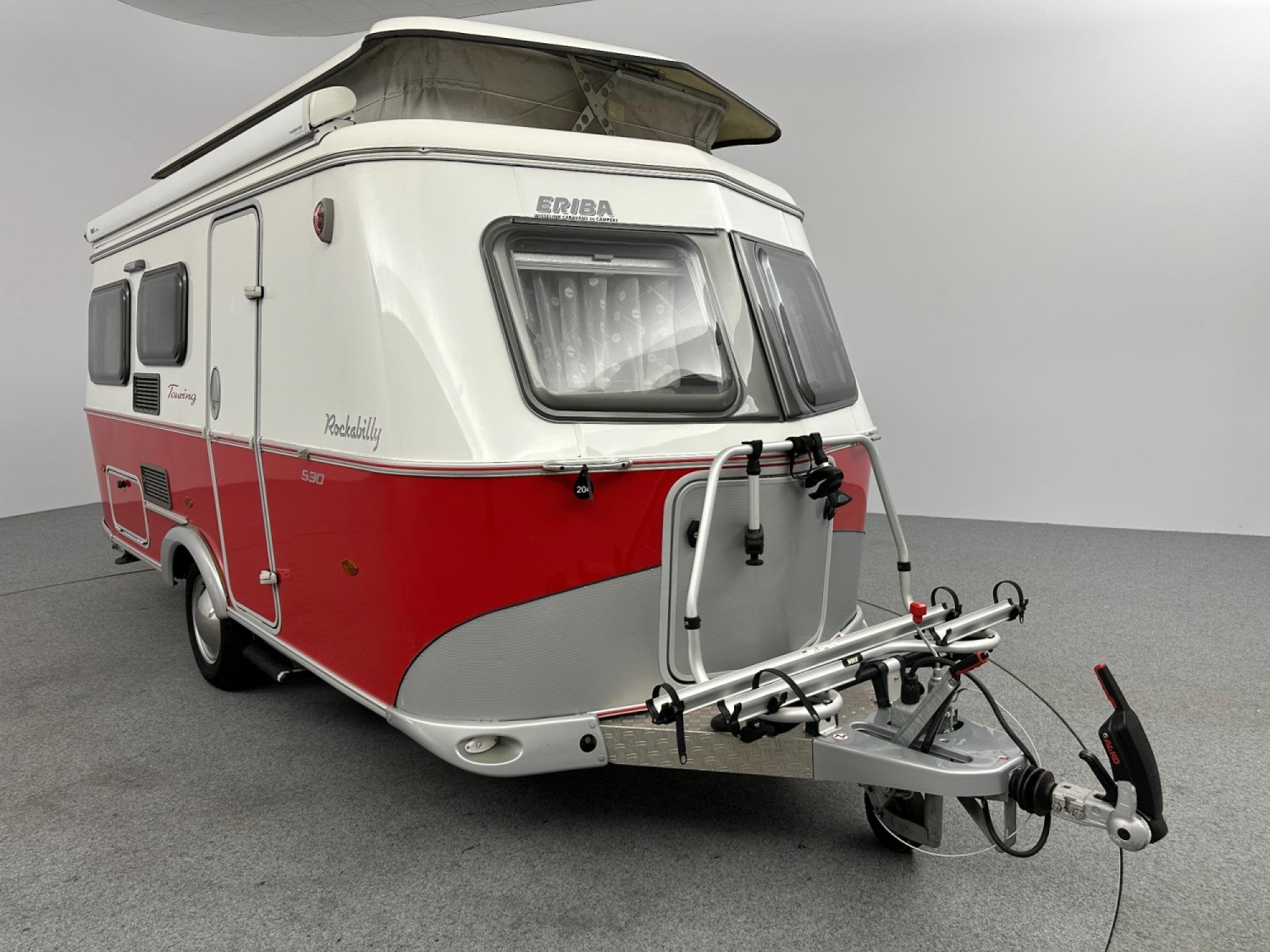 Eriba Touring Troll 530 Rockabilly Cassetteluifel Mover, Vast bed, Hordeur, Bedrijf, 5 tot 6 meter