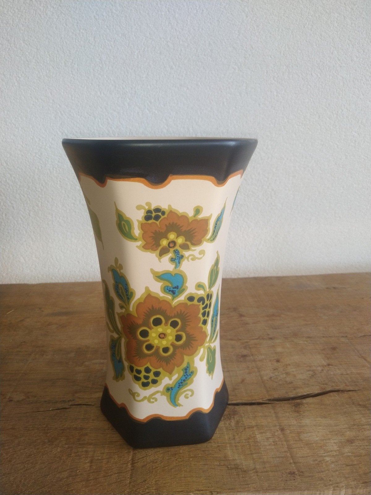 Vintage Modica Gouda-Plateel Vaas - Oud-Gouda Zuid-Holland, Ophalen