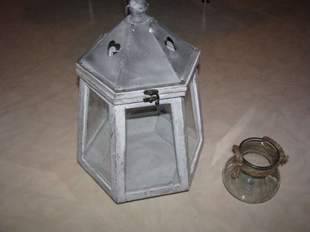 Lantaarn Met Stolp NIEUW, Overige materialen, Lantaarn, Nieuw, Ophalen of Verzenden