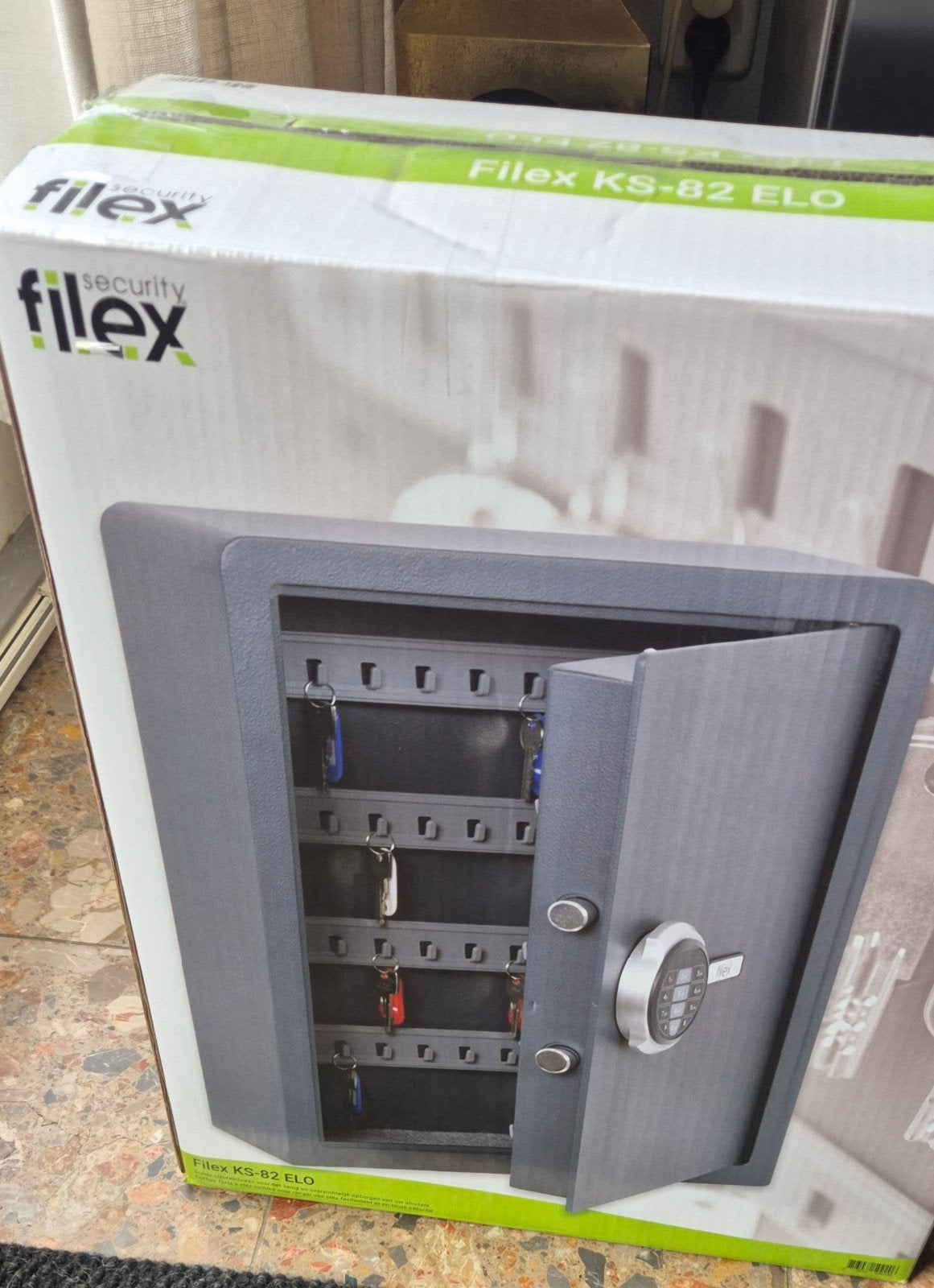 Filex Security KS-82 ELO Sleutelkluis met Elektronisch Slot, Ophalen, Nieuw