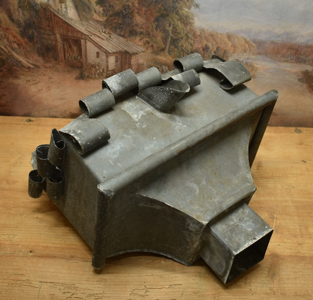 Oude Franse Zinken Vergaarbak. "Uit Aletta's Tijd", Antiek en Kunst, Antiek | Woonaccessoires, Ophalen of Verzenden