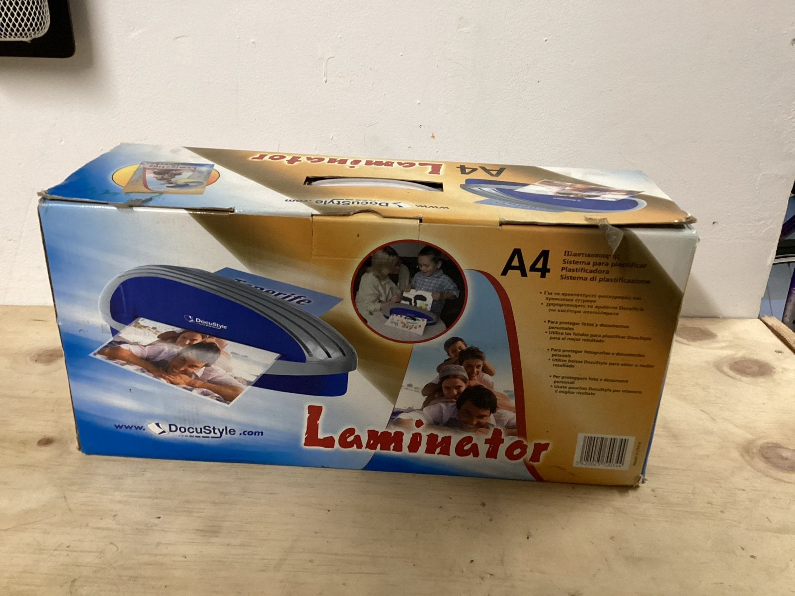 DocuStyle A4 Laminator Lamineer Apparaat in doos, Ophalen of Verzenden, Gebruikt