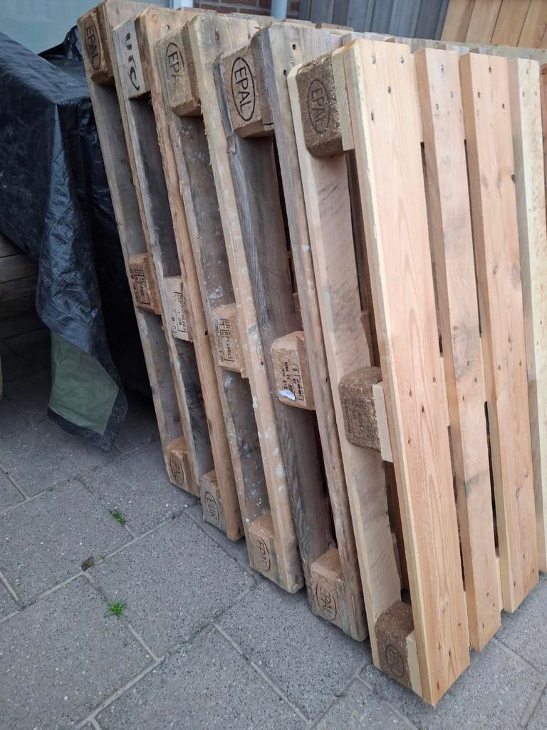 Euro pallets eur/epal, Ophalen, Overige houtsoorten, Minder dan 200 cm, Pallet