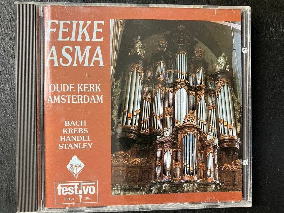 Feike Asma - Oude Kerk Amsterdam (Bach, Krebs, Handel) orgel, Cd's en Dvd's, Ophalen of Verzenden, Zo goed als nieuw
