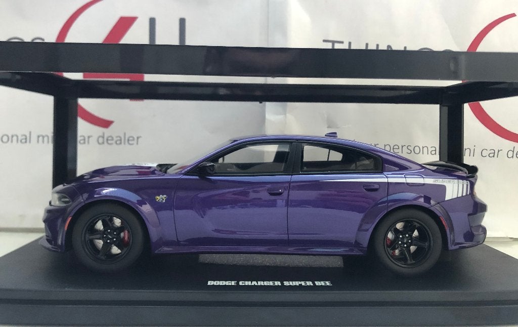 GT Spirit 1:18 Dodge Charger Super Bee 2023 violet metallic, Ophalen of Verzenden, Nieuw, Auto, Overige merken