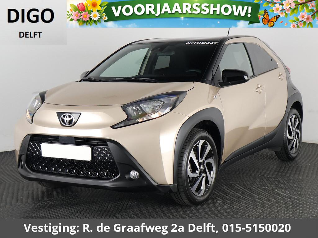 Toyota AYGO X 1.0 VVT-i S-CVT Pulse Automaat | Stoelverwarmi, Stof, Gebruikt, 4 stoelen, Beige