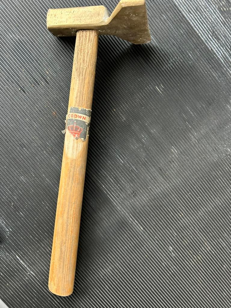 Messing fineerhamer, Ophalen of Verzenden