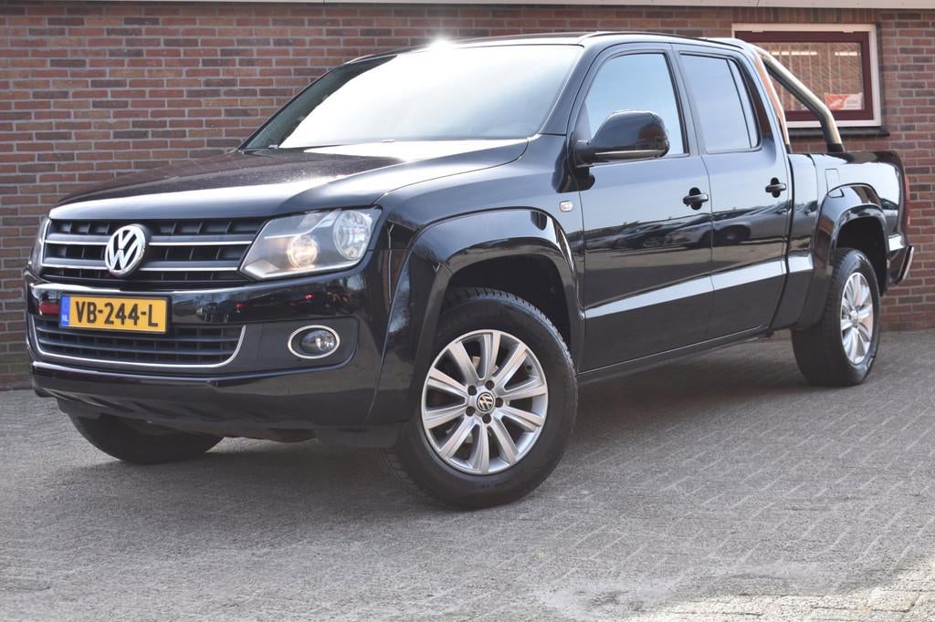 Volkswagen Amarok 2.0 TDI 4Motion DC Highline '13 Leder Clim, Automaat, Euro 5, Gebruikt, 4 cilinders