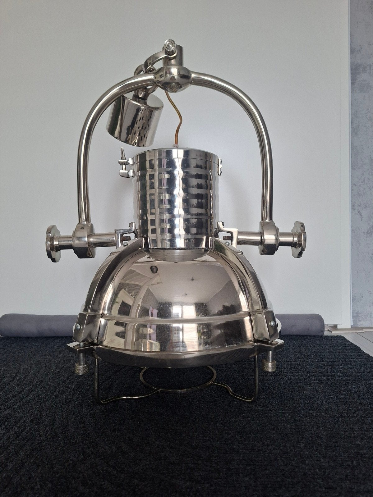 Rofra Home - Lamp - Zoeklicht industriële lamp - Chroom, Ophalen, Zo goed als nieuw, E27 (groot)