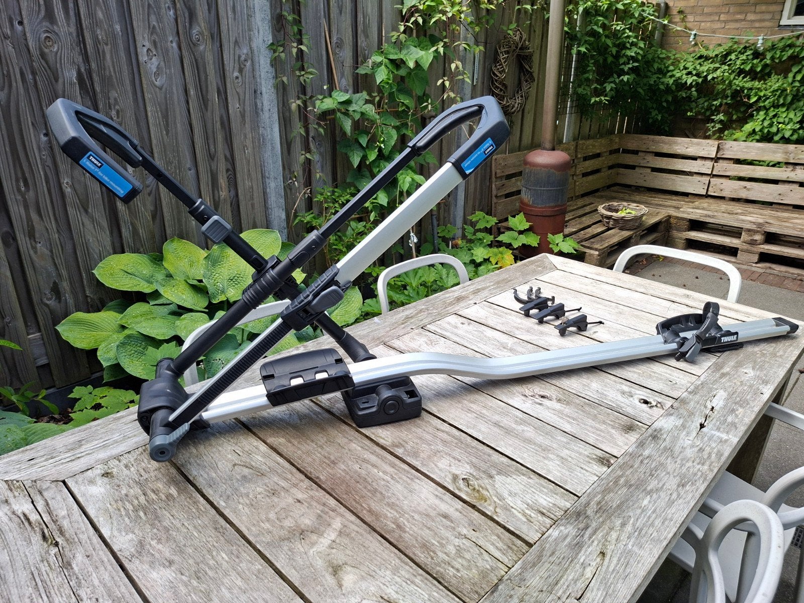 Thule Upride 599 fietsendrager voor dakmontage, Ophalen, Zo goed als nieuw