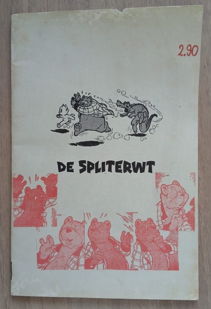 Bommel en Tom Poes. De Spliterwt. 1973. Illegaal., Ophalen of Verzenden, Olivier B, Bommel en Tom Poes, Gebruikt, Overige typen