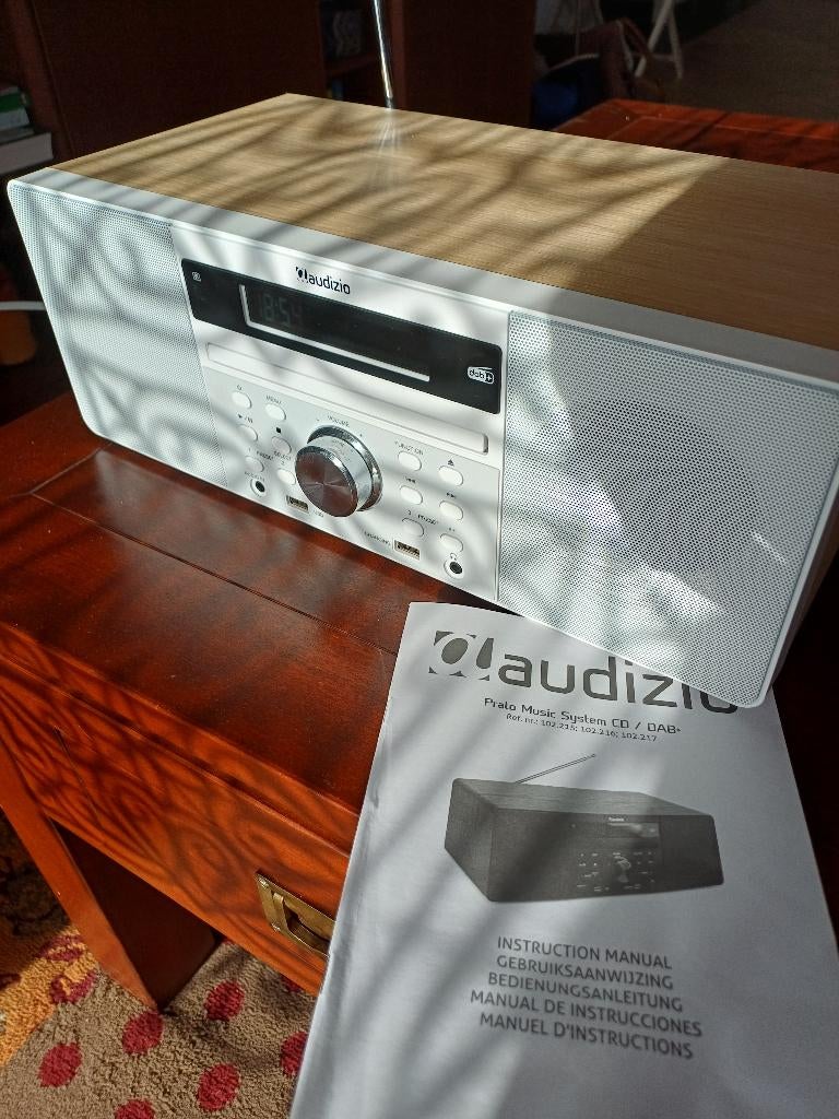 Audizio Prato DAB/FM radio met cd speler, Ophalen, Zo goed als nieuw, Radio, Met cd-speler