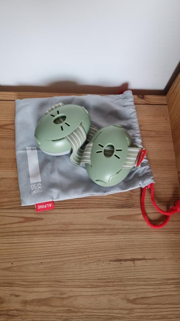 Alpine Muffy Baby Gehoorbescherming, groen, Ophalen of Verzenden, Zo goed als nieuw