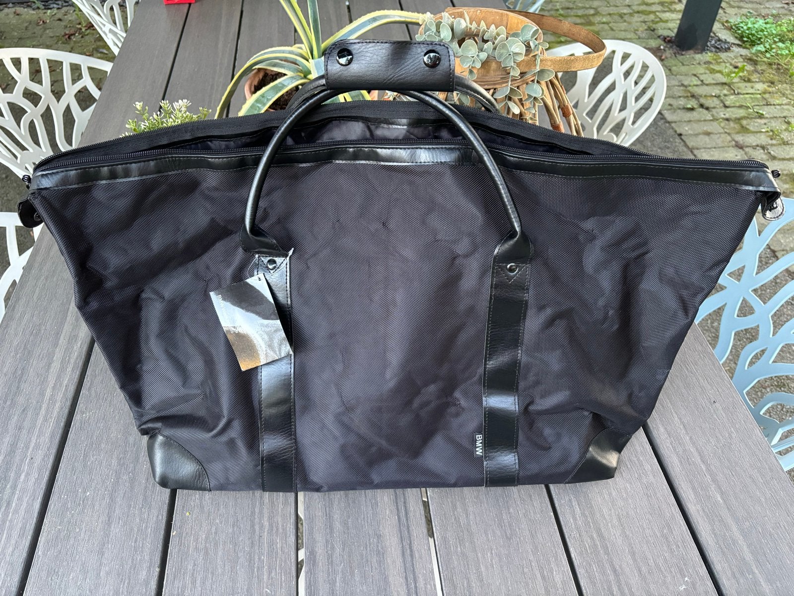 BMW Weekendtas - Zwart, Ophalen, 20 tot 30 cm, Zwart, Nieuw
