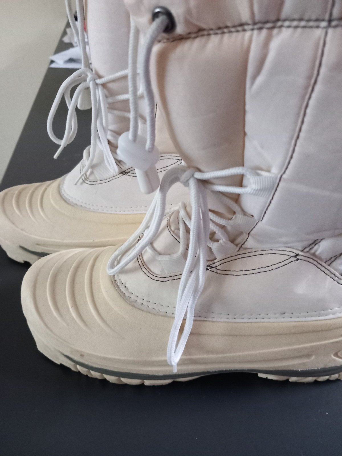 Witte winterlaarzen/snowboots maat 39 in perfecte staat, Maat 38/40 (M), Overige typen, Ophalen of Verzenden, Onbekend