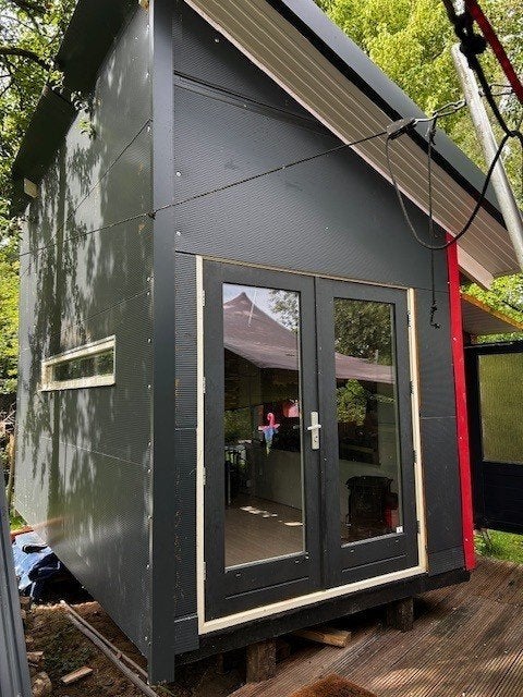 tuinhuis Tiny House, Ophalen, Overige materialen, 200 tot 400 cm, 3 ramen of meer
