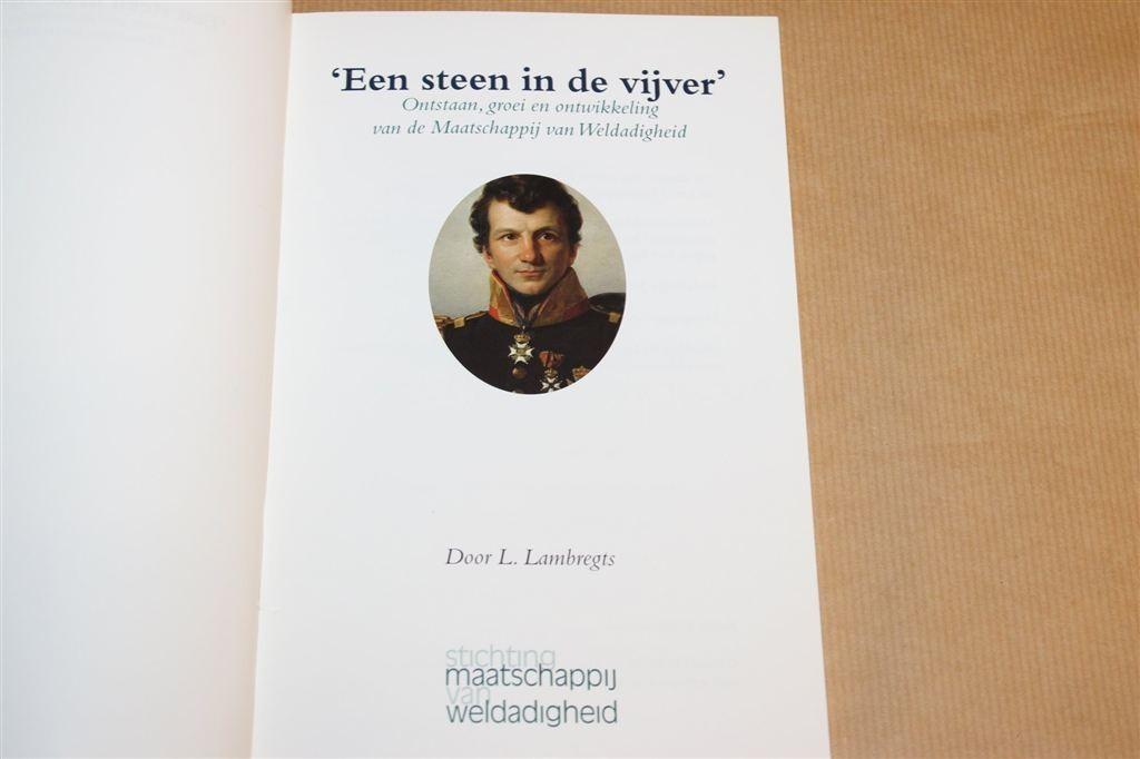 Een Steen in de Vijver — Maatschappij van Weldadigheid, Ophalen of Verzenden, Gelezen