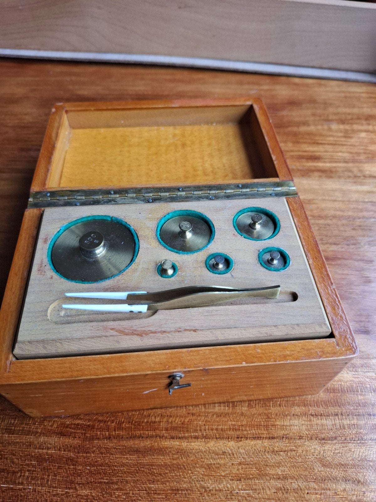 Antiek weegschaalgewichten set, Ophalen of Verzenden