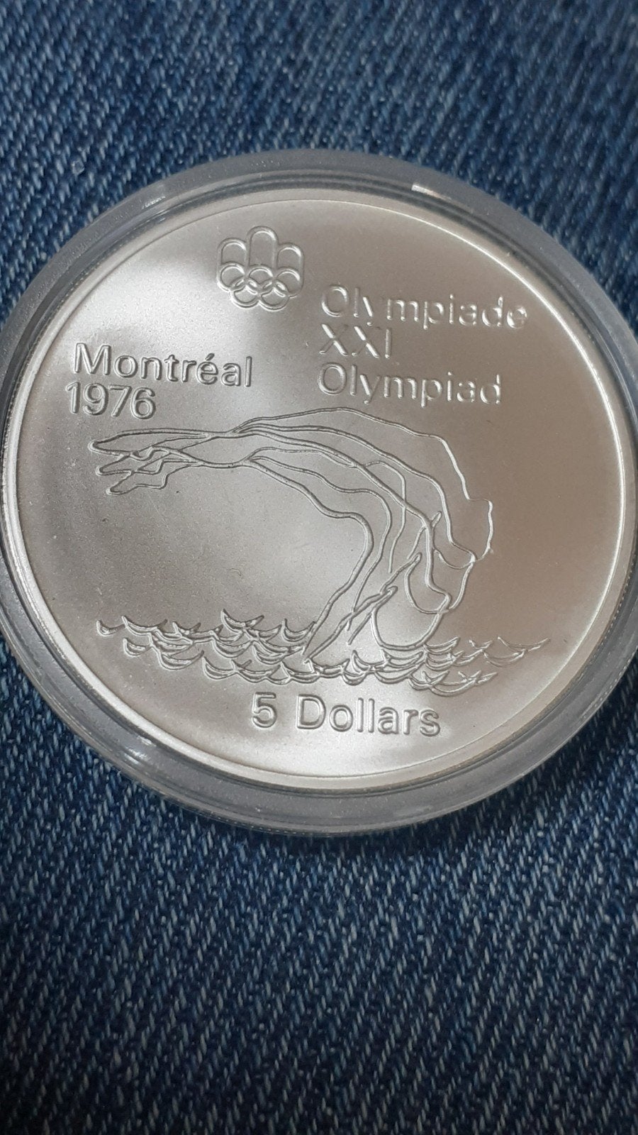 Prachtige Zilveren 5 dollar, Ophalen of Verzenden, Midden-Oosten