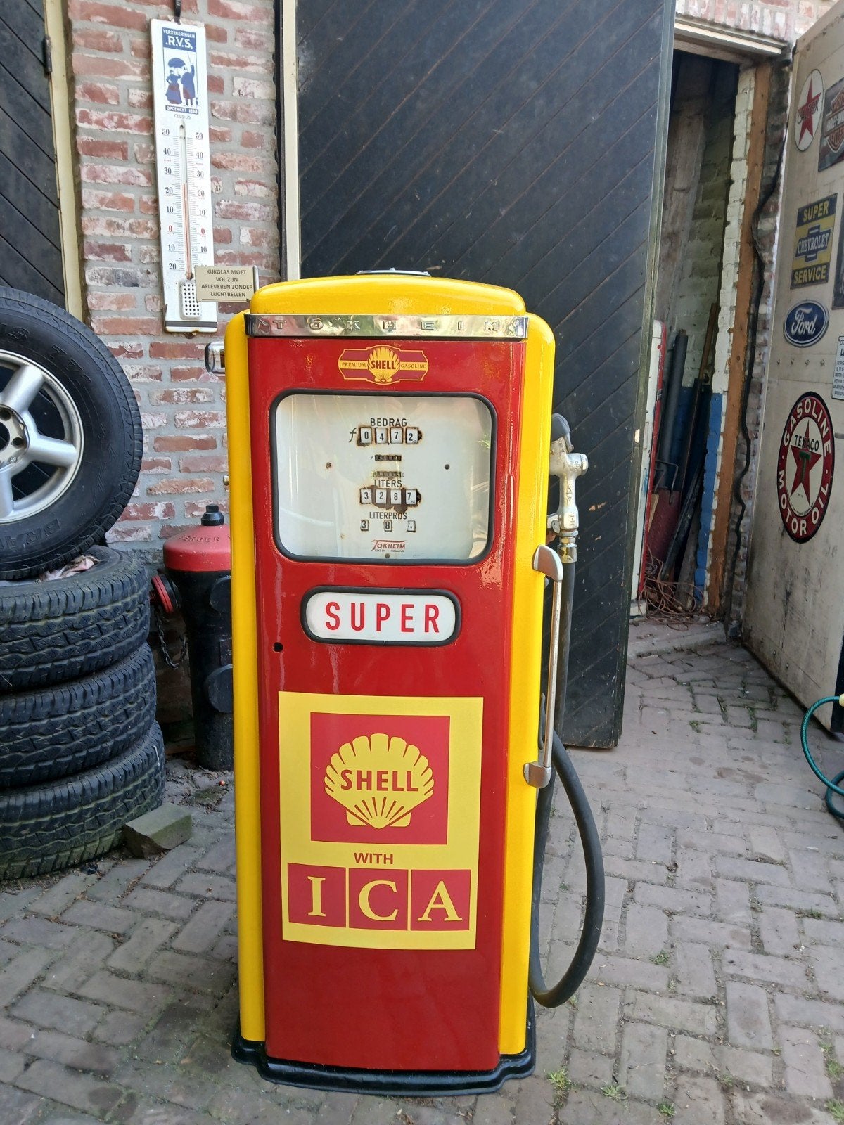 tokheim p300, Verzamelen, Ophalen
