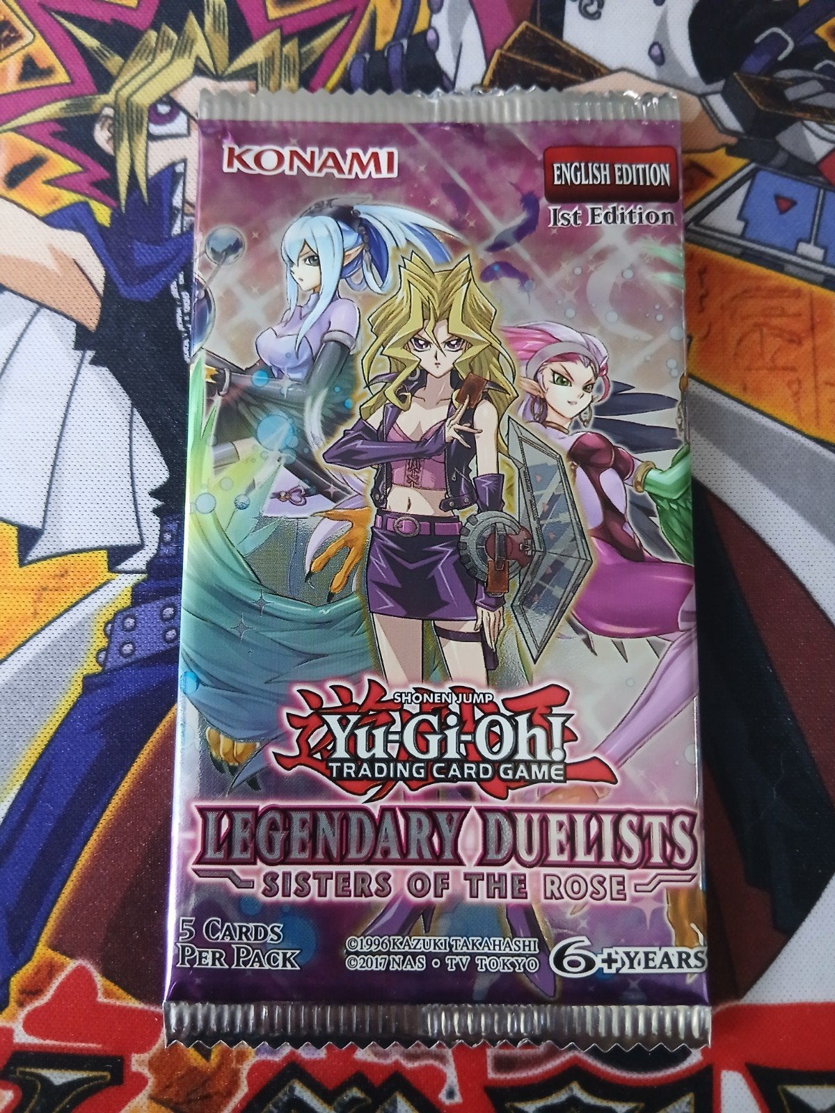 Legendary Duelist Sisters of the Rose Sealed Boosterpack YGO, Ophalen of Verzenden, Nieuw, Booster