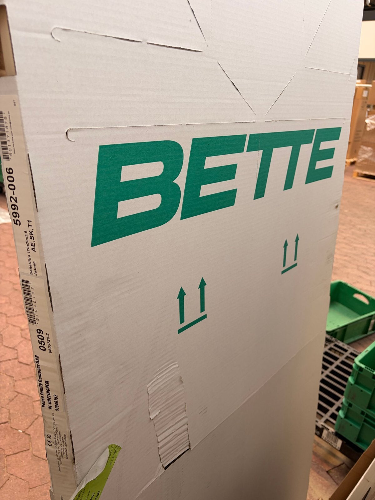2x Bette Ultra Douchebak 170x70x3.5cm Jasmin Antislip PRO, Ophalen of Verzenden, Nieuw, Douche