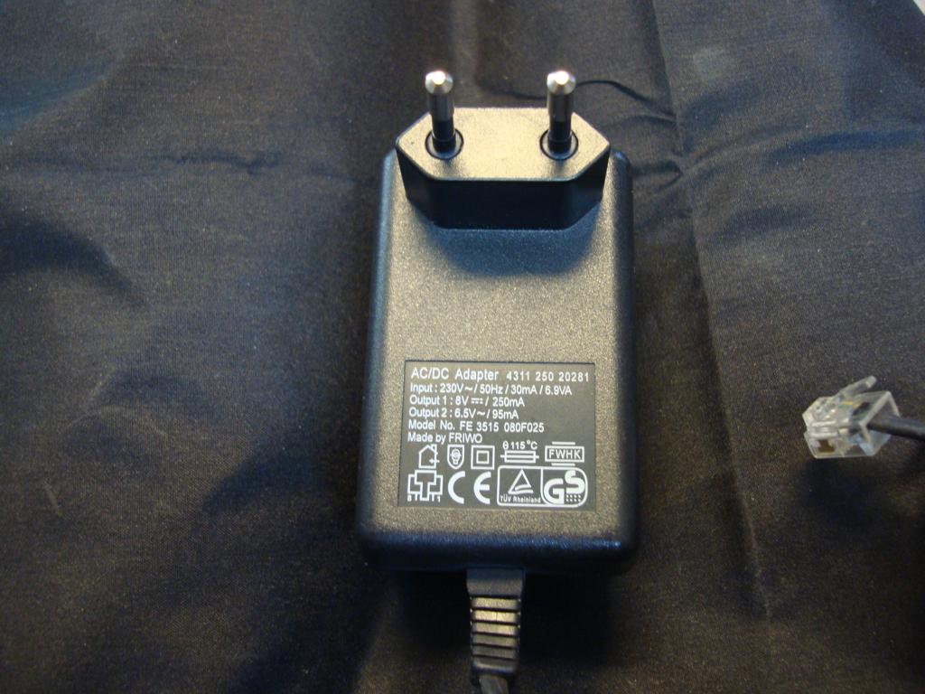 Ac/dc Adapter Friwo FE 3515 080f025 Power Supply Adaptor, Computers en Software, Pc- en Netwerkkabels, Ophalen of Verzenden, Gebruikt
