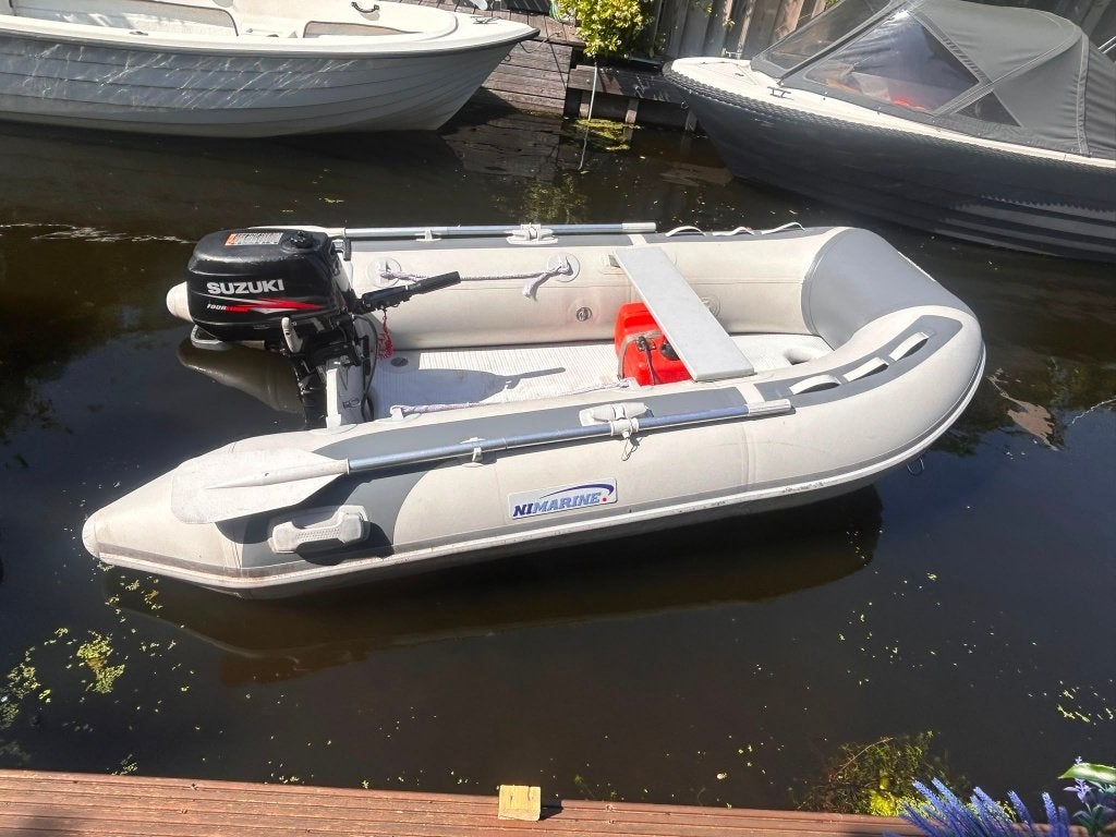 Nimarine MX290 + 5PK Suzuki 4stroke, Watersport en Boten, Ophalen, Airdeck, Gebruikt, 5 pk