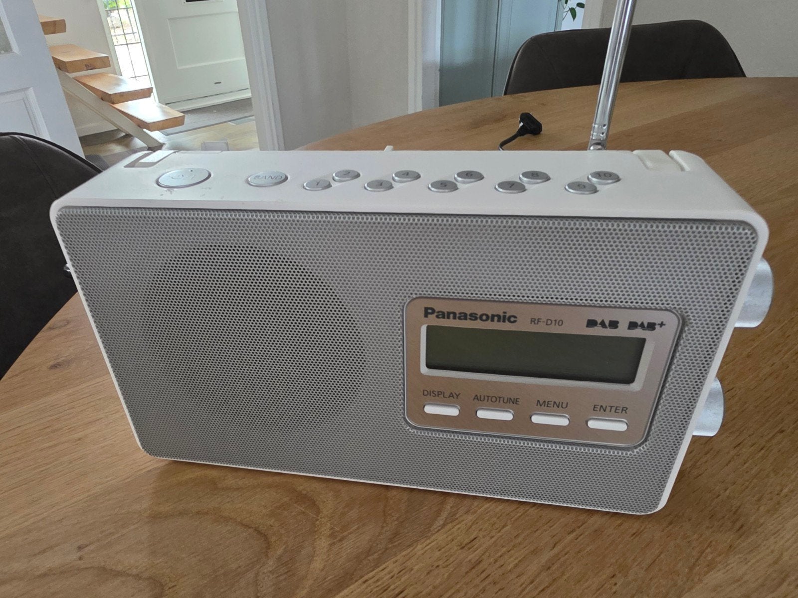 Panasonic digitale radio zgan, Audio, Tv en Foto, Radio's, Ophalen of Verzenden, Zo goed als nieuw, Radio