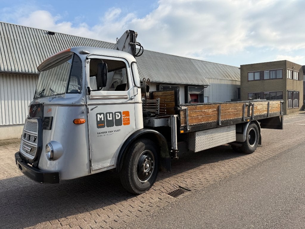 DAF G 1600  DD 360  HIAB KRAAN , 1969, Auto's, Bedrijf, DAF, Zilver of Grijs, Te koop