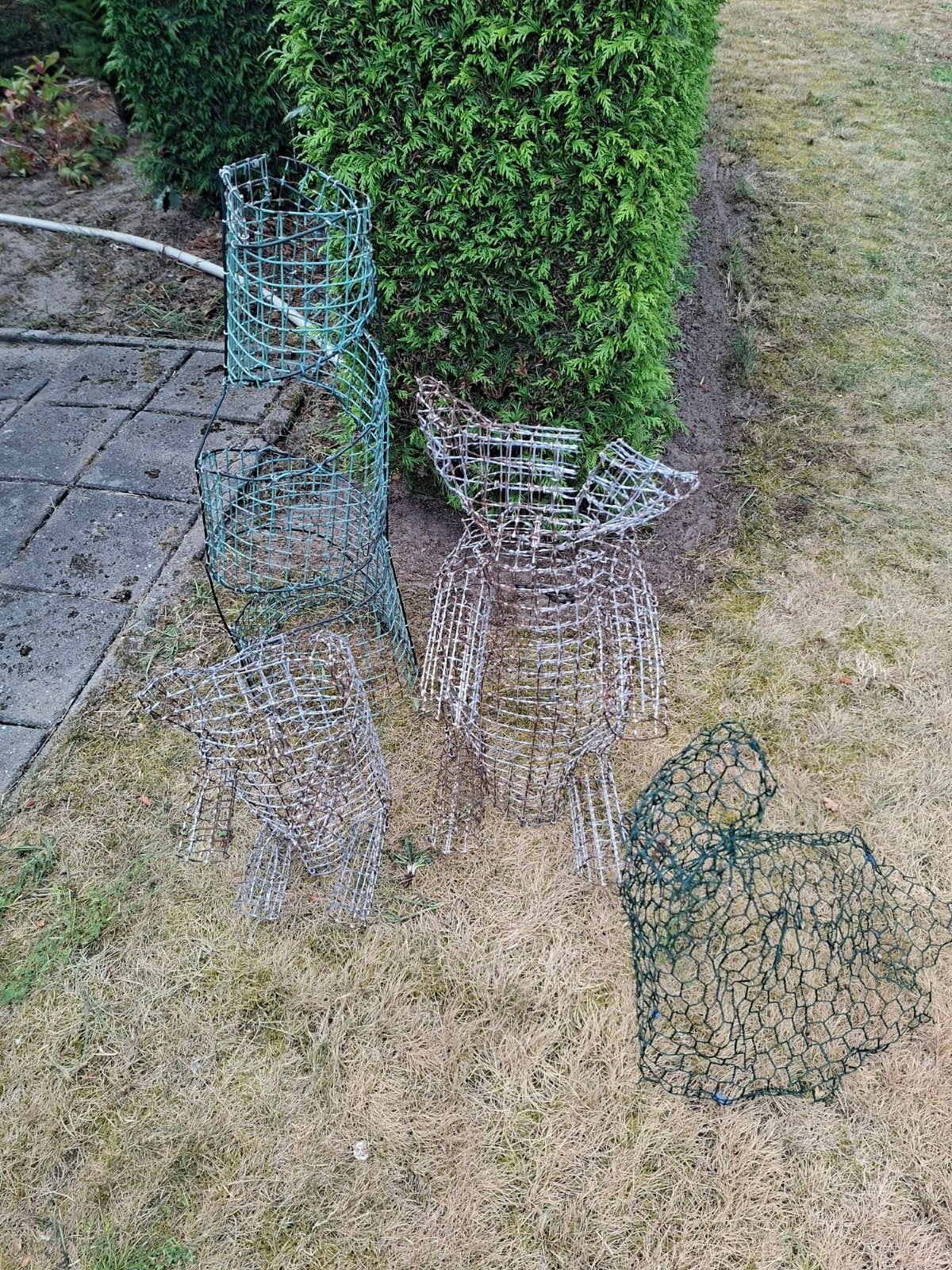 Vormen voor taxus/buxus, Ophalen, Gebruikt