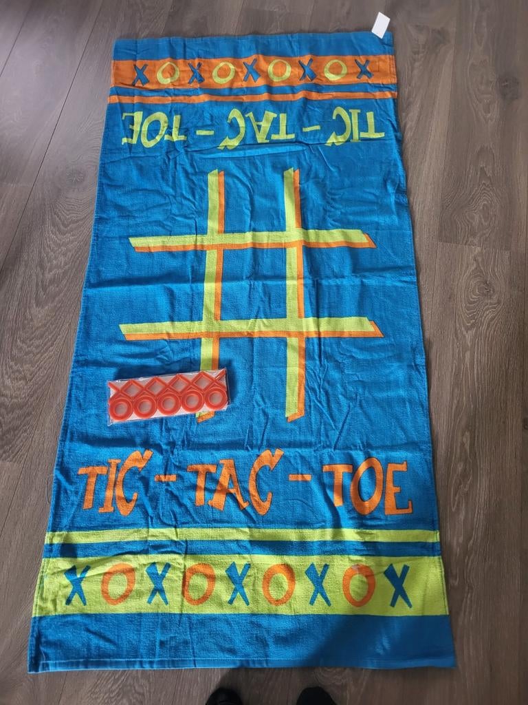 Tic tac toe strandlaken, Ophalen of Verzenden, Nieuw