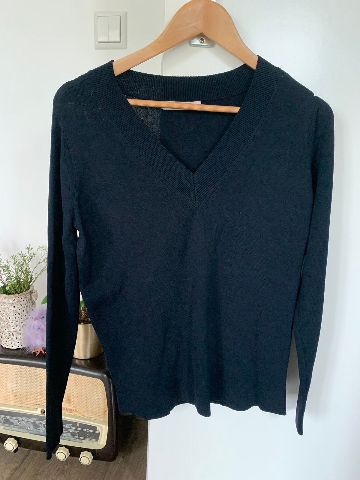 Donkerblauwe trui, Studio Anneloes, maat S, Ophalen, Zo goed als nieuw, Maat 36 (S), Blauw