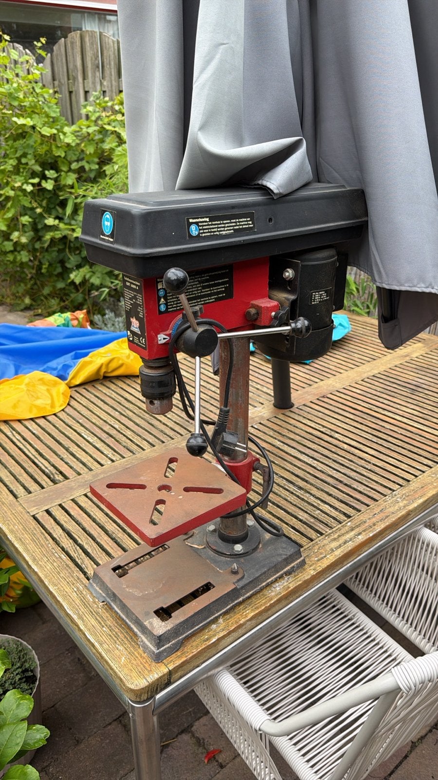 Tafelboormachine EBT 1609 A, Ophalen of Verzenden, Gebruikt, 400 tot 600 watt, Kolomboormachine