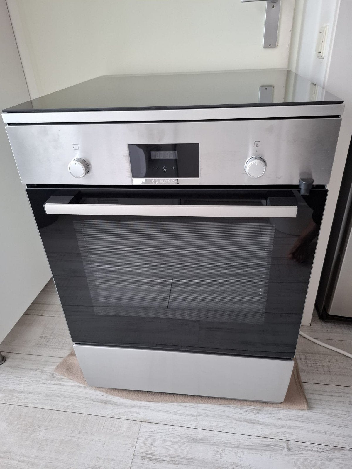 inductie Bosch fornuis, Ophalen, Oven, Hete lucht, 60 cm of meer