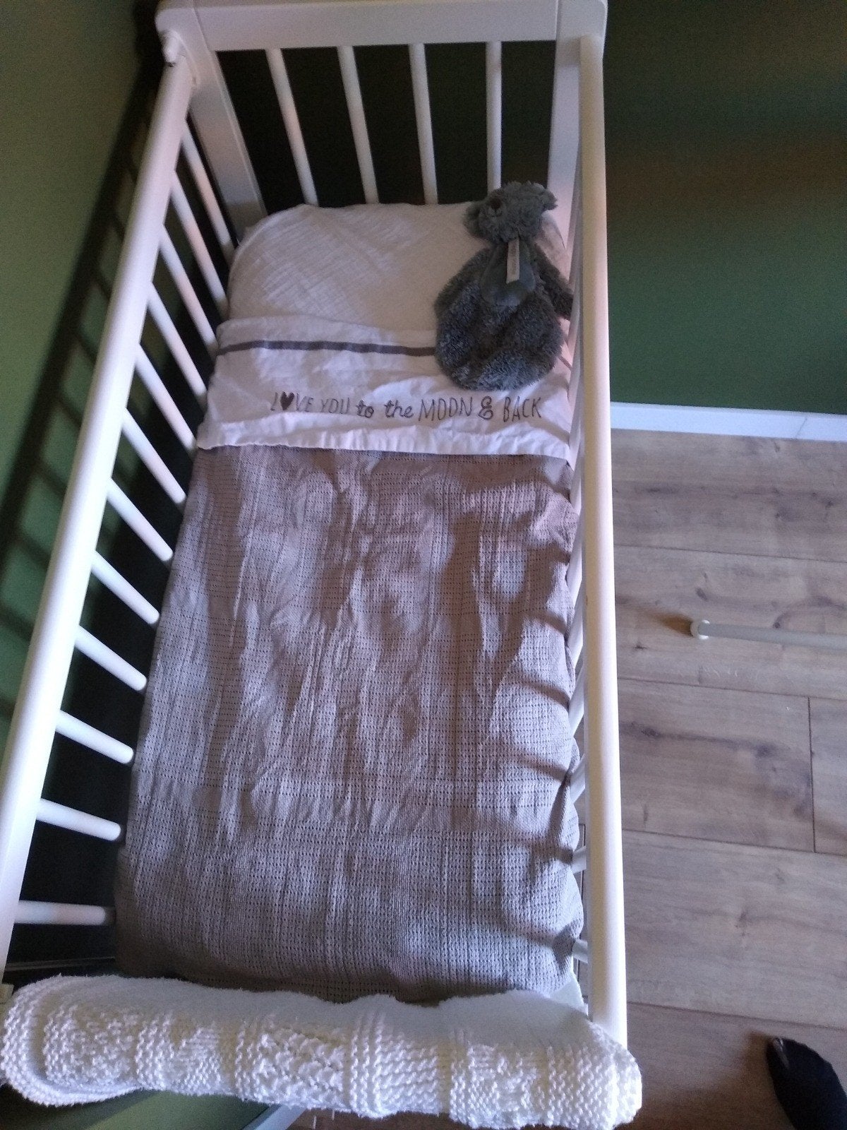 Petit Amelie Cosleeper Wieg hout Wit, Ophalen, Wieg