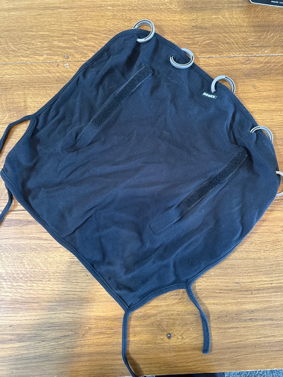 Dooky Draagdoek/Draagzak Zwart met Ringen, Overige merken, Draagdoek, Gebruikt, Ophalen of Verzenden