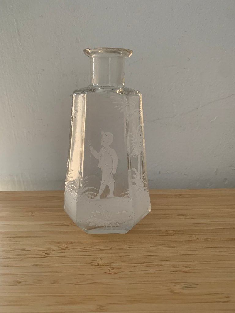 Flesje van Mary Gregory, Antiek en Kunst, Ophalen of Verzenden