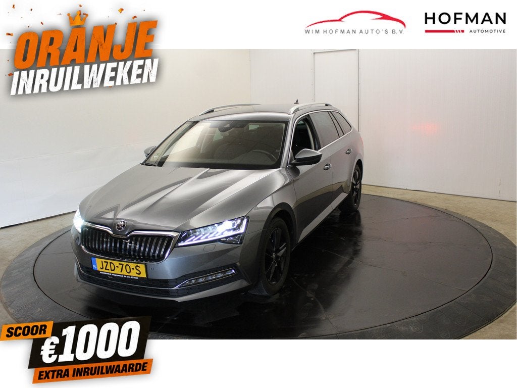 Skoda Superb 1.4 TSI iV Style Vol leder 360ºCam El aKlep +, Auto's, Skoda, Bedrijf, Te koop, Superb, 360° camera, ABS, Achteruitrijcamera