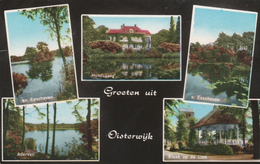 OISTERWIJK Vennen Hondsberg Kiosk Groeten kl.f., Verzenden, 1960 tot 1980, Gelopen, Noord-Brabant