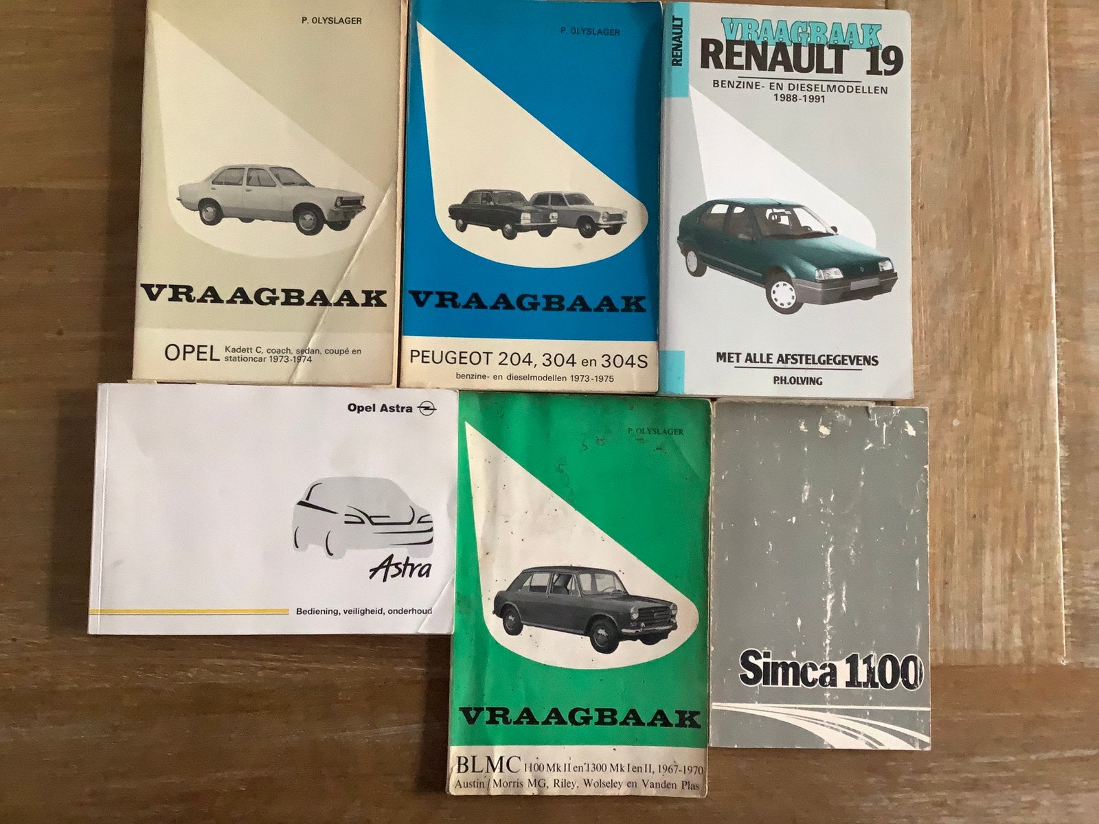 Diverse vraagbaken ,vrij oude., Ophalen